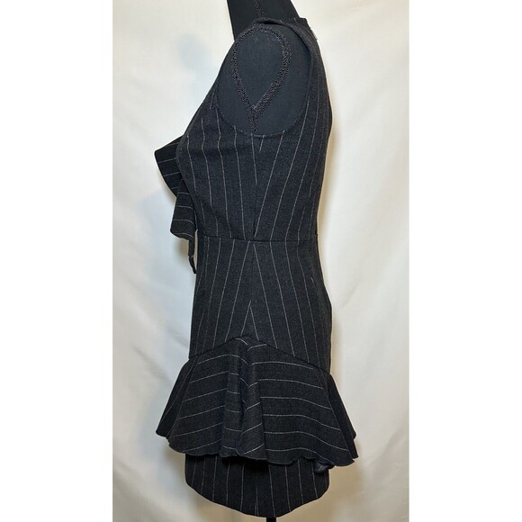 SAYLOR Charcoal‎ Bettie Asymmetrical Mini Dress SIZE SMALL - Picture 5 of 13